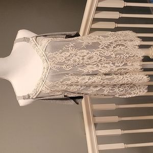 LACE FRONT BLOUSE